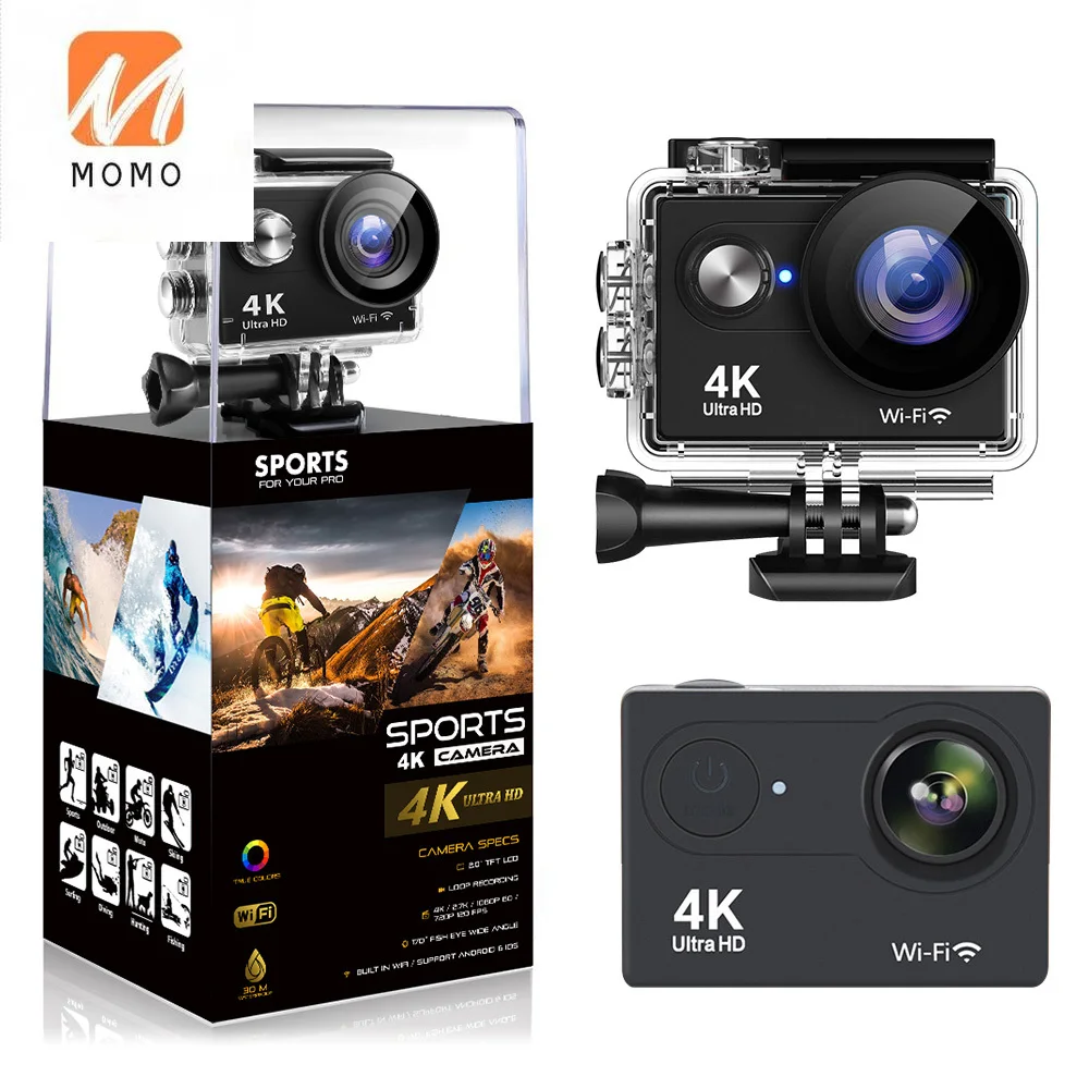

4K WiFi Camera Ultra HD Waterproof Sports Camera H9r Sports Camera