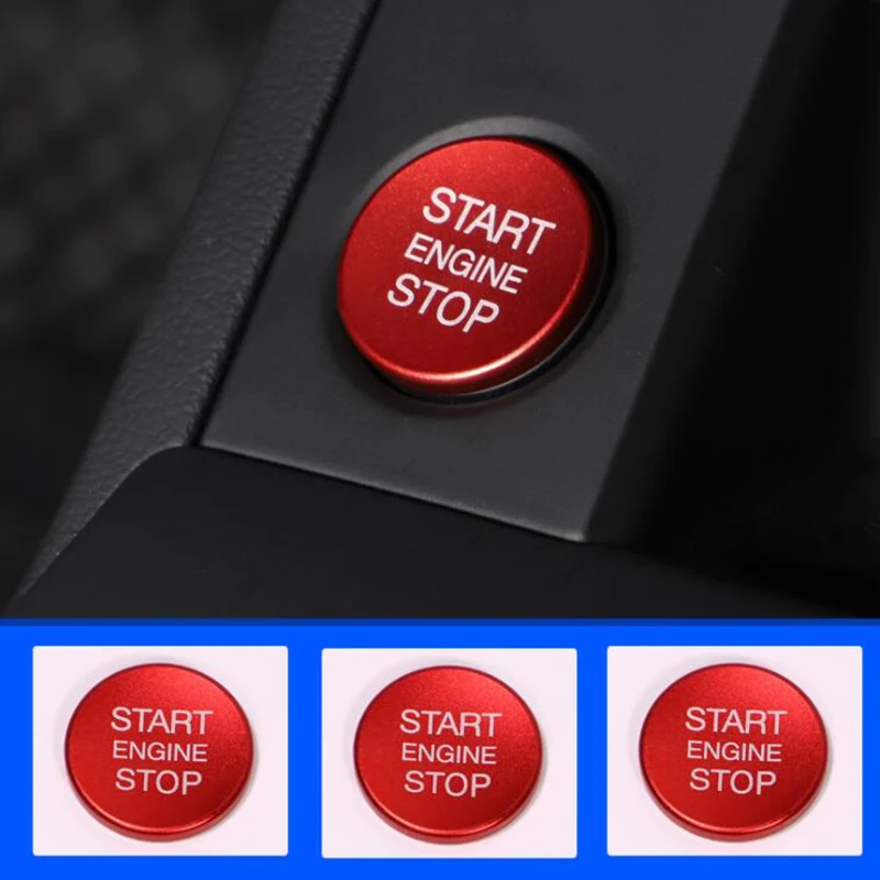 

Car Interior Stickers Engine Start Stop Decoration Ring For AUDI A6L A4L A5 A7 Q5 Q5L Q7 AUTO Lgnition Device Styling Accessorie