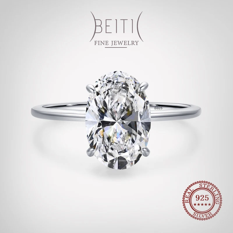 

Женское кольцо из серебра 100% пробы, с фианитом