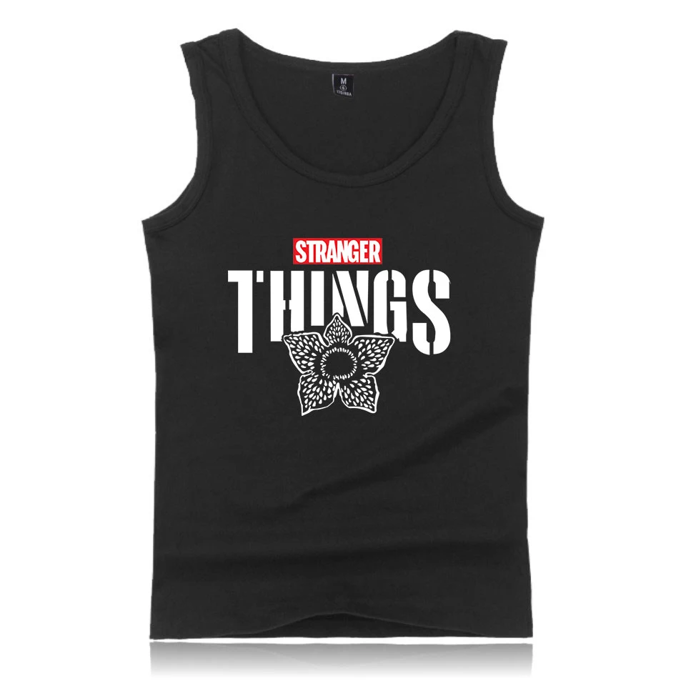 Новинка 2020 топы для бодибилдинга хип хоп футболка с надписью Stranger Things забавная