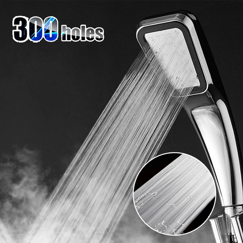 

Насадка для душа с 300 отверстиями, водосберегающая