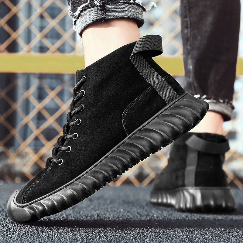

Genuine Leather Men Boots fashion Military Cow Leather Mens Boots lace up High Quality Tooling Boots Man Botas Hombre