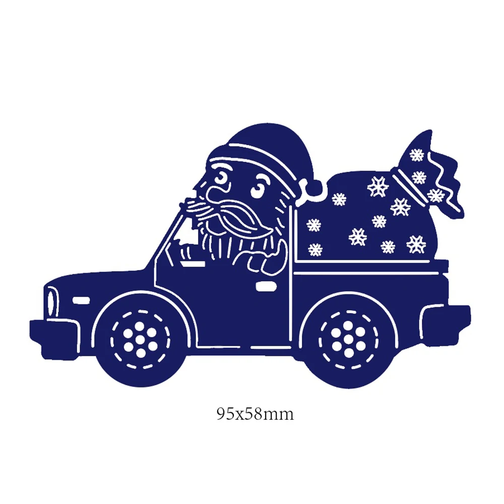 Рождественский автомобиль в форме металла резки штампы рождественские