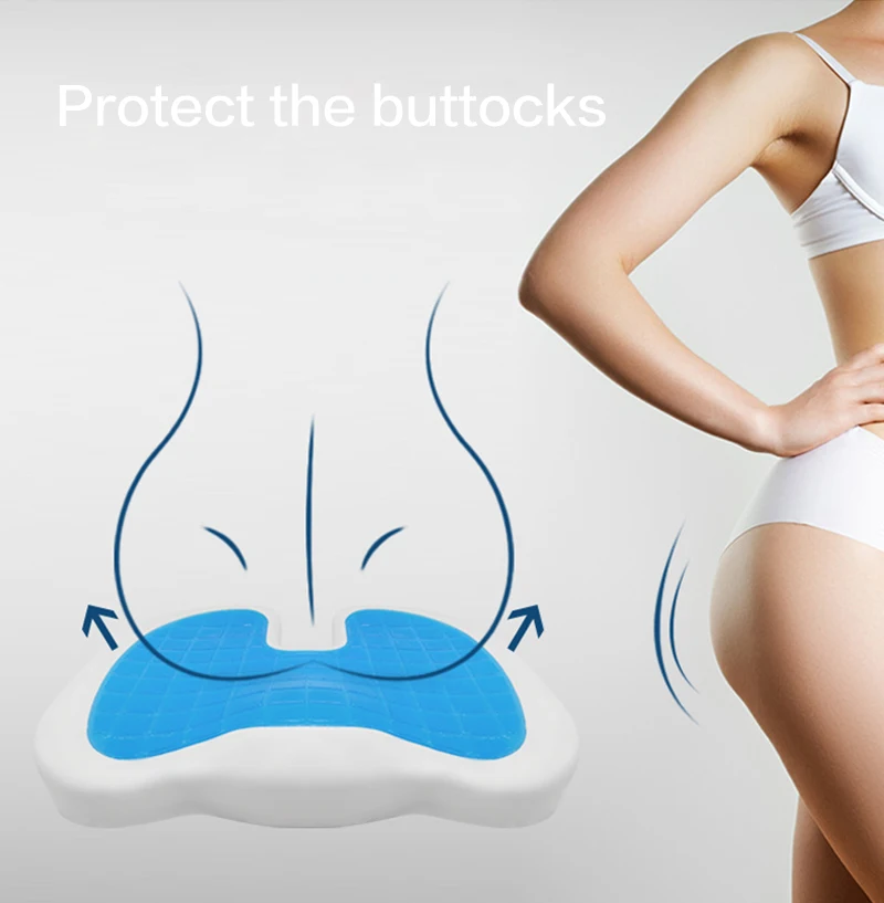 Массажная подушка для кресла многофункциональная ортопедическая пена с