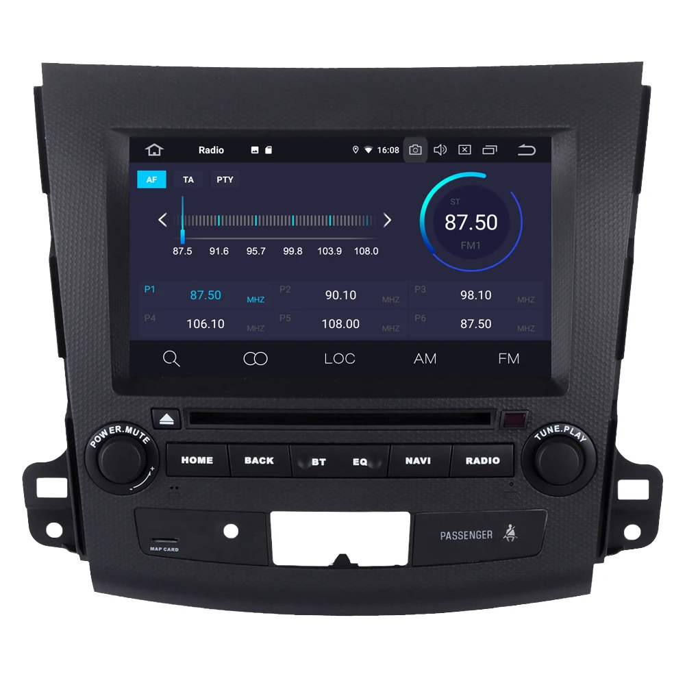 Автомагнитола RoverOne для Mitsubishi Outlander XL мультимедийный плеер с GPS навигацией DVD Android 9