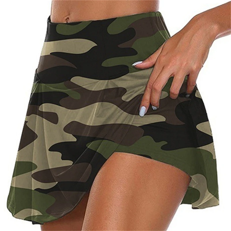 

Summer Women Camouflage Skirt Shorts High Waist Jogger Short Pant Sports Fitness Short Sexy Casual Printed Skirt Woman Clothing