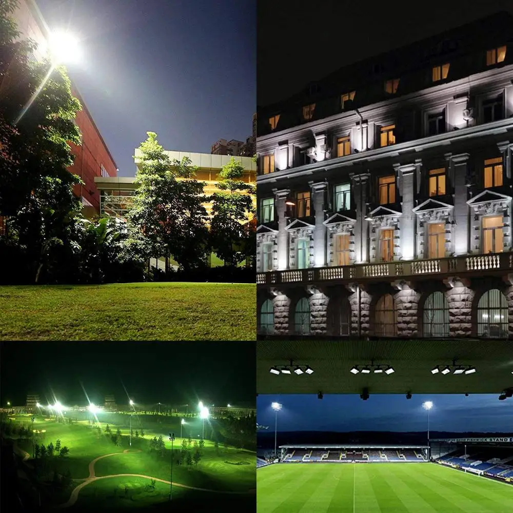 100 Вт 150 200 светодиодный прожектор уличный свет садовые строительные светильники