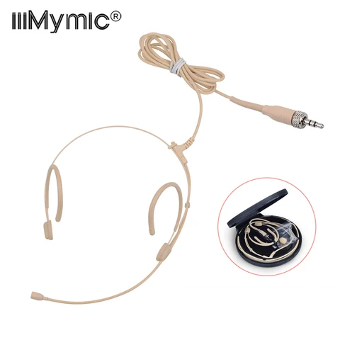 Электретная конденсаторная гарнитура, микрофон 3,5 мм, фиксирующий микрофон разъём Jack (TRS) для Sennheiser, толстый кабель