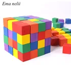 Детский Деревянный конструктор, 10 строительных блоков, 3 см