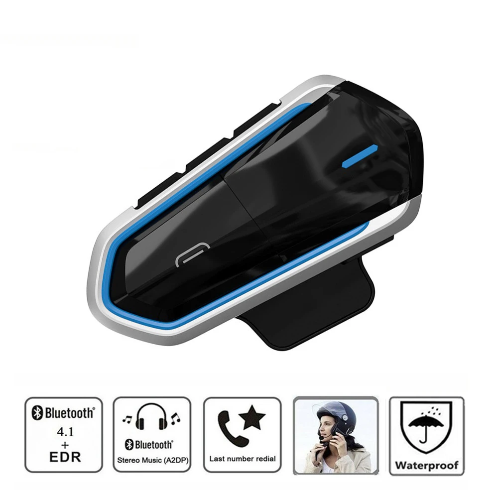 TB35 мотоциклетный шлем домофон водонепроницаемый CSR Bluetooth 4 1 гарнитура fm-радио
