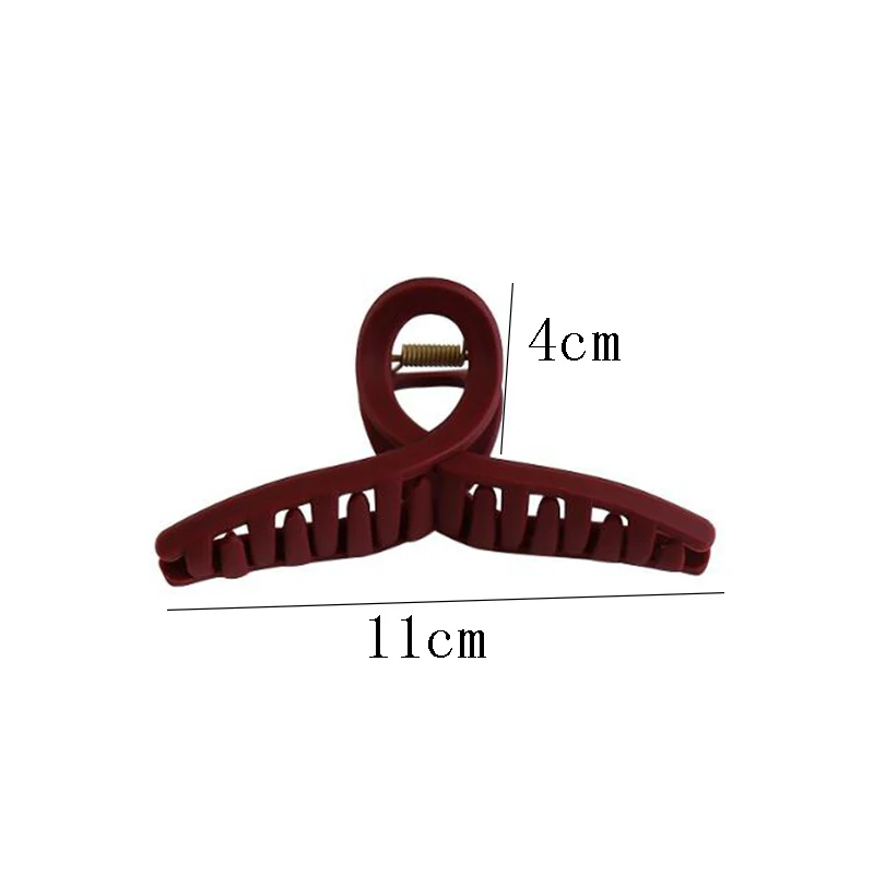 

Women Matte Hair Claws Hair Accessories Fashion Barrettes Clips Jewelry Simple Geometric Cross Hairpins Girls Hairgrip Headwear