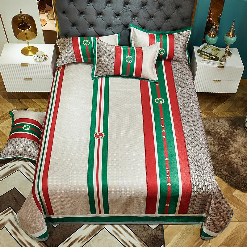 

Summer cool three-piece bed sheet 3d printing cloth bedding set oversized single sailor moon bed full size quilt