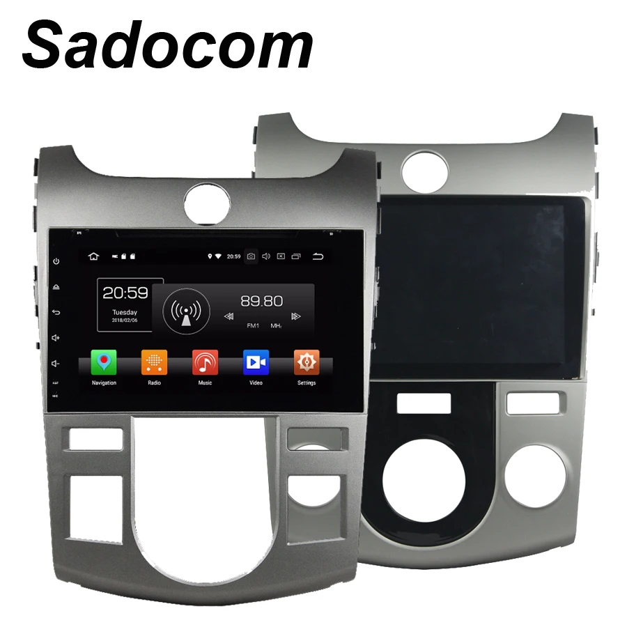IPS TDA7851 Android 8 0 для kia CERATO FORTE 2008 2012 4 Гб ОЗУ 32 автомобильное радио Wifi GPS ГЛОНАСС карта