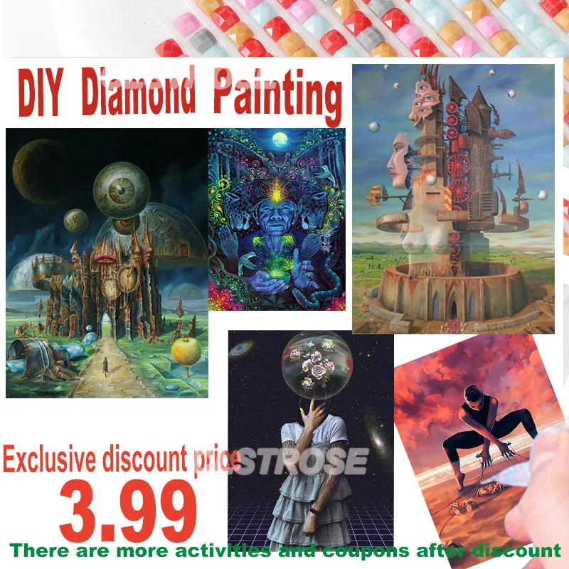 

Abstract Diamond Painting Cross Stitch Customizable Gift for Wall Art Eyes In Hands for Bedroom and Living Room Decor