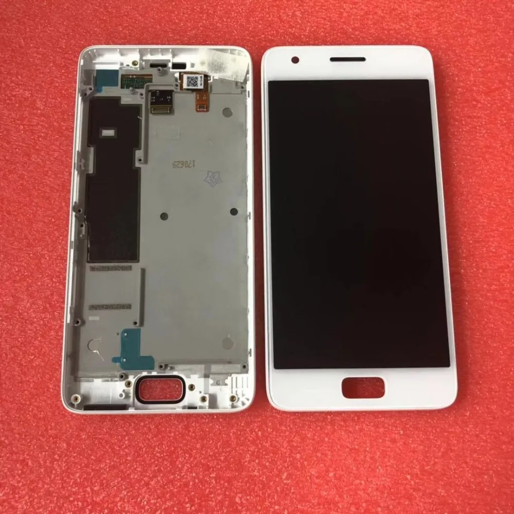 Протестированный для 5," lenovo ZUK Z2 ЖК-дисплей кодирующий преобразователь сенсорного экрана в сборе для lenovo ZUK Z2 запасные части+ рамка