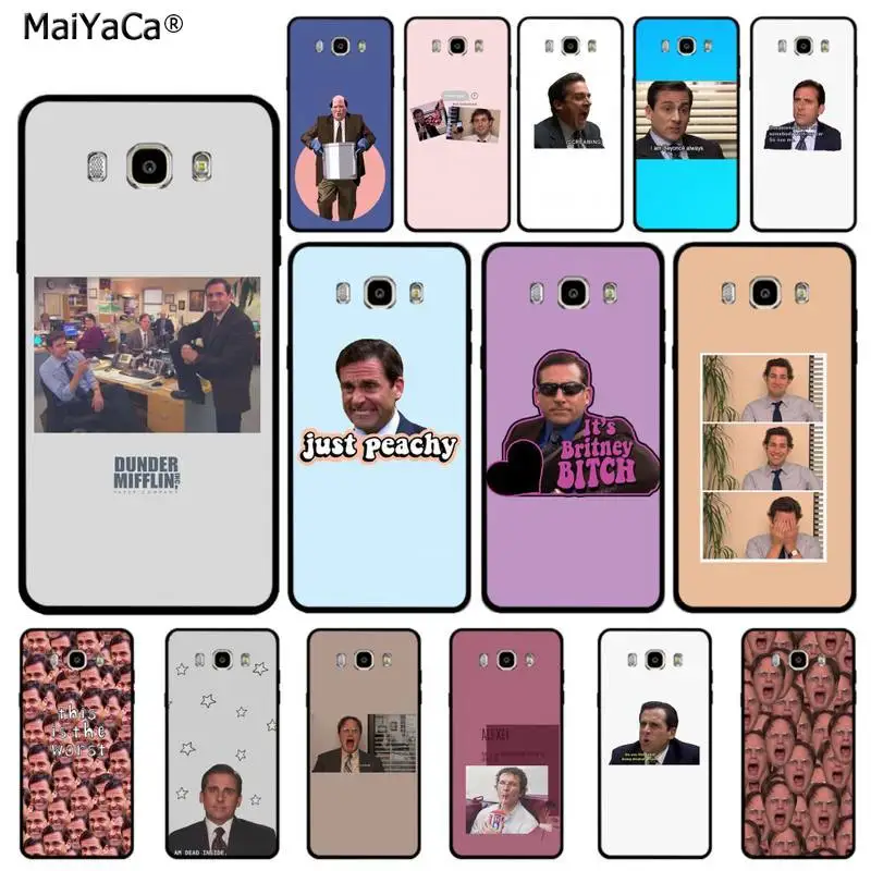MaiYaCa Майкл Скотт офис смешной Юмор чехол для телефона Samsung J6 J7 J2 J5 prime J4 J8 2016 2017 2018 DUO