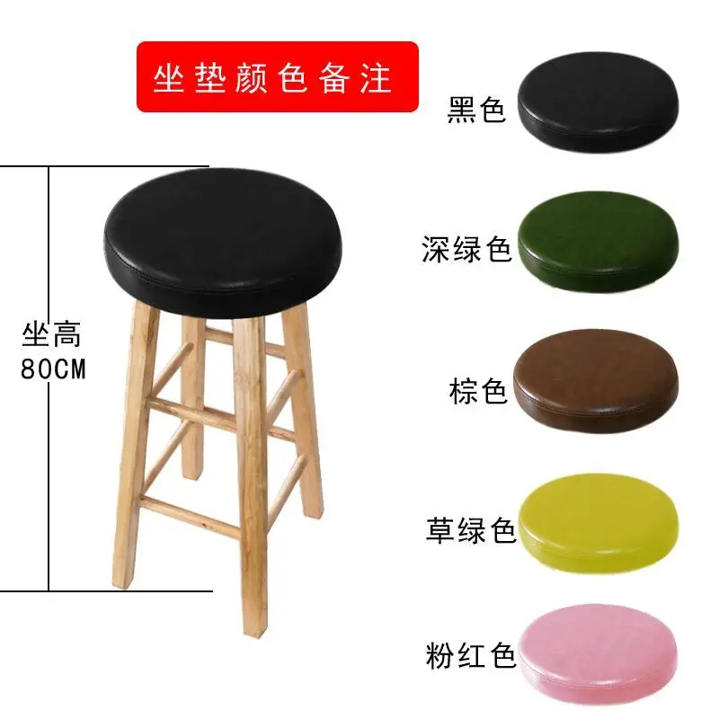 

Luxury Dining Bar Chair Wood Minimalist Luxury Nordic High Bench Nordic Chairs Restaurant Cadeiras De Espera Wooden Bar Stool