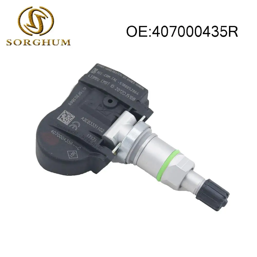 Датчик давления в шинах 1 шт. 407000435R TPMS для Renault Megane Laguna Fluence Latitude 433 МГц 40700-0435R S180052064Z
