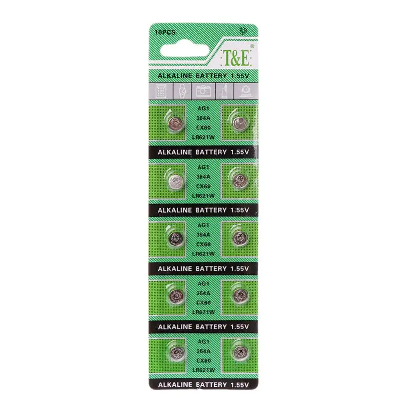 Ambassadeur uitlaat fax 10Pcs Horloge Batterij AG1 1.55V 364 SR621SW LR621 621 LR60 CX60 Alkaline  Button Knoopcelbatterijen|Knoopcelbatterijen| - AliExpress