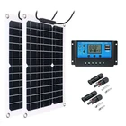 Панель солнечных батарей 600 Вт, 18 в, комплект панелей солнечных батарей, контроллер 60 А для автомобиля, лодки