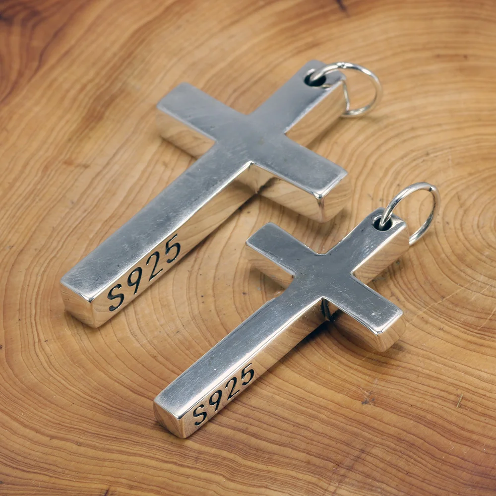 Подвеска с крестом для мужчин и женщин из серебра 925 пробы|pendant for men|sterling silver cross
