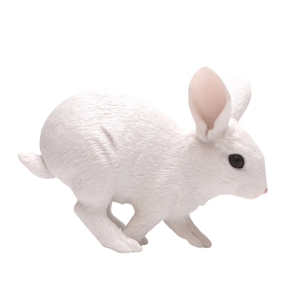 

1Pc PVC Lovely Rabbit Ornament Decorative Rabbit Craft Home Office Ornament