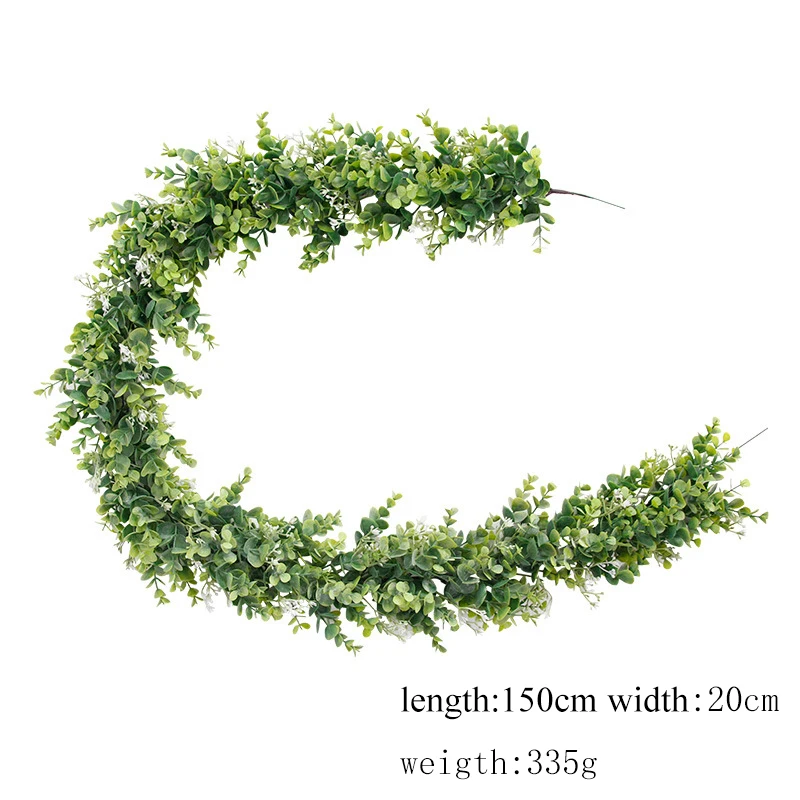 OHEART искусственный эвкалипт Виноградная гирлянда искусственные растения зелень