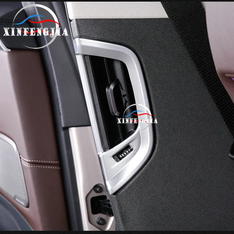Для BMW 5 серии G30 G31 17-18 2 шт. хромированный АБС задняя крышка для выпуска воздуха |