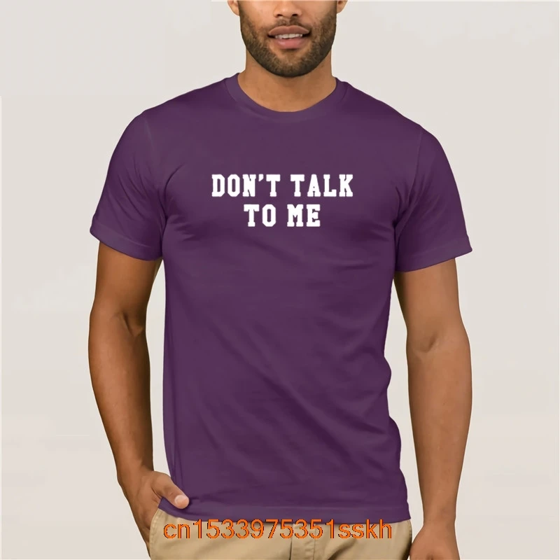 

2020 Summer FashionT Shirt Men Tshirt Plus Size Shirt Men Tops Gothic Dont Talk To Me Vintage Punk