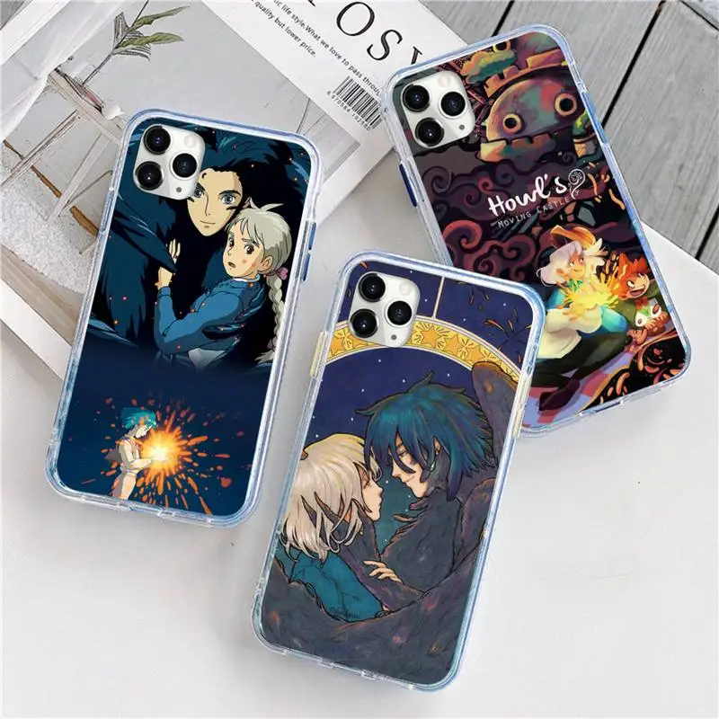 

Studio Ghibli Howl's Moving Castle Phone Case For iphone 12 5 5s 5c se 6 6s 7 8 plus x xs xr 11 pro max mini