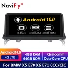 IPS Android 10 4 + 64G 4G LTE автомобильный dvd Радио мультимедийный плеер GPS для BMW X5 E70 X6 E71 2007 2008 2009 2010 2011 2013 CCC CIC E70