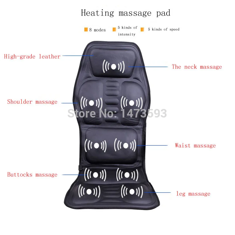 Автомобильный Стайлинг подушка для шеи и заднего сиденья массажная домашняя