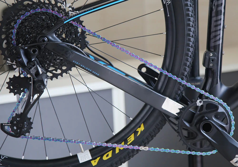 SUMC красочные MTB дорожный велосипед Большие размеры 9 10 11 12 скорость цепи 116L горный
