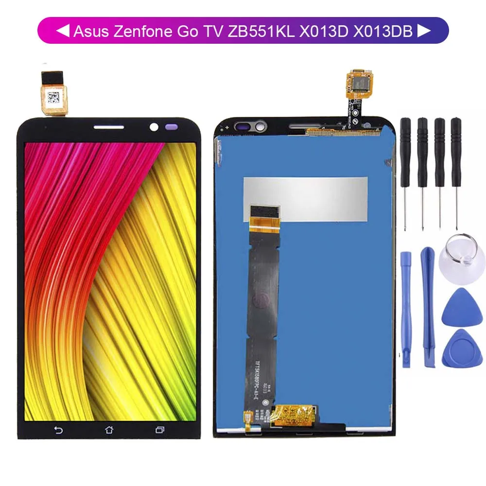 ЖК дисплей для Asus Zenfone Go TV ZB551KL X013D X013DB дигитайзер сенсорный экран сенсор в сборе