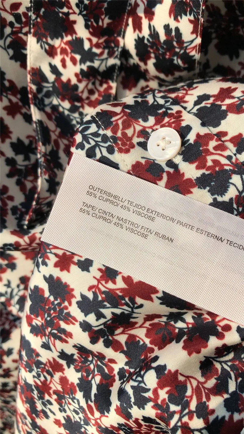 

vintage printed woman skirt high waist viscose fiber skirt cupro lace elegant long skirt