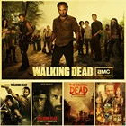 Популярный американский ТВ-постер Doomsday выживания зомби из крафт-бумаги Наклейка на стену Ходячие мертвецы для домашнего бара креативный Декор