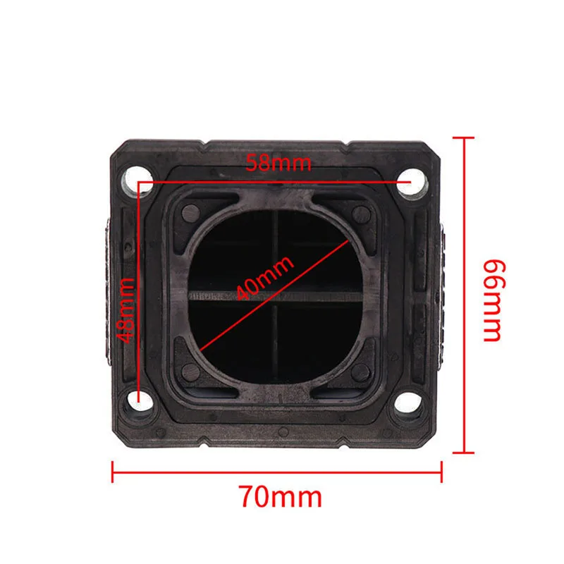 

Motorcycle Black Reed Valve Carbon Fiber with Spacers for Yamaha Banshee 350cc YZF RZ350