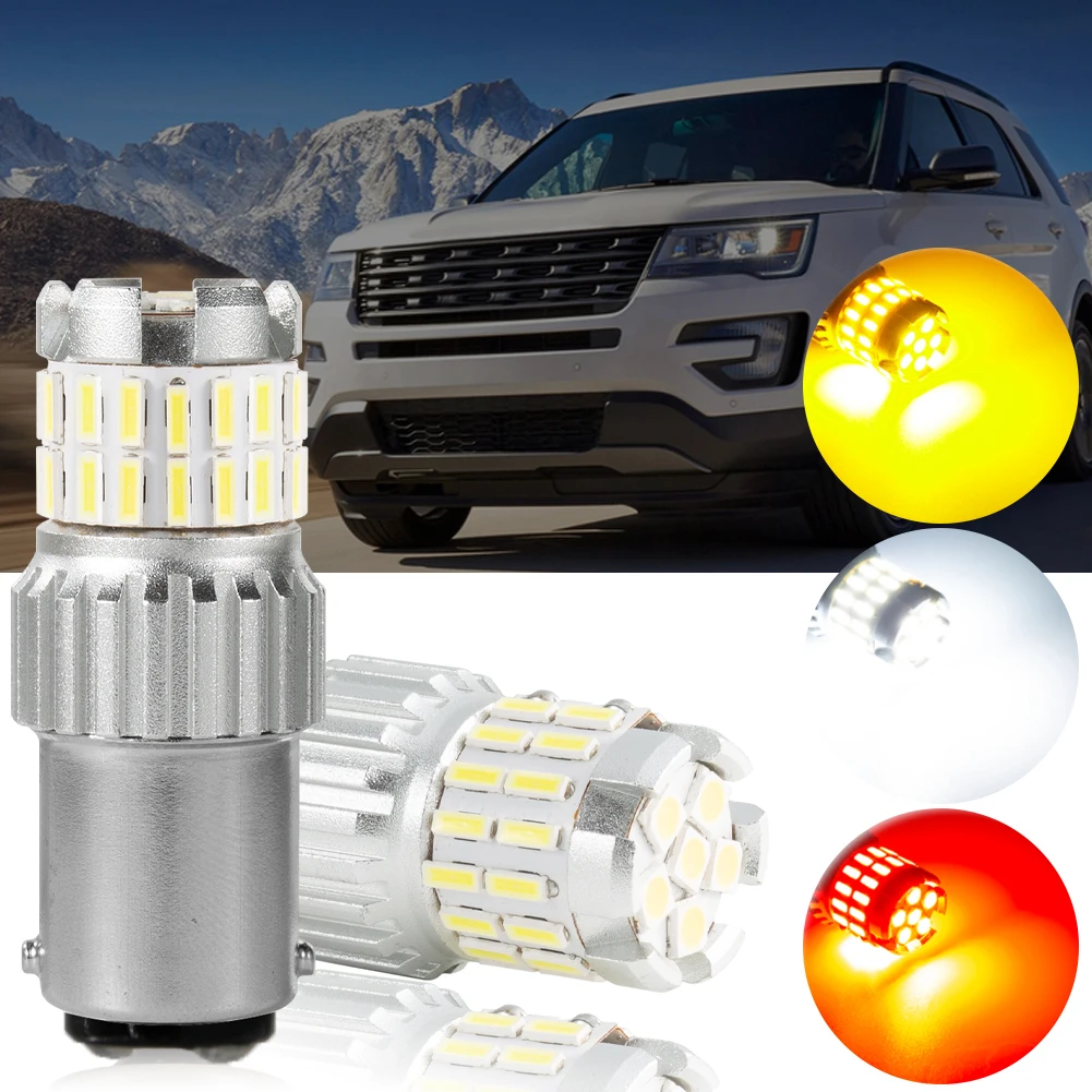

2pcs Drviaion 1157 BAY15D-36SMD LED Bulbs P21/5W LED Reversing Lamp Canbus LED Light Bulbs Replacement