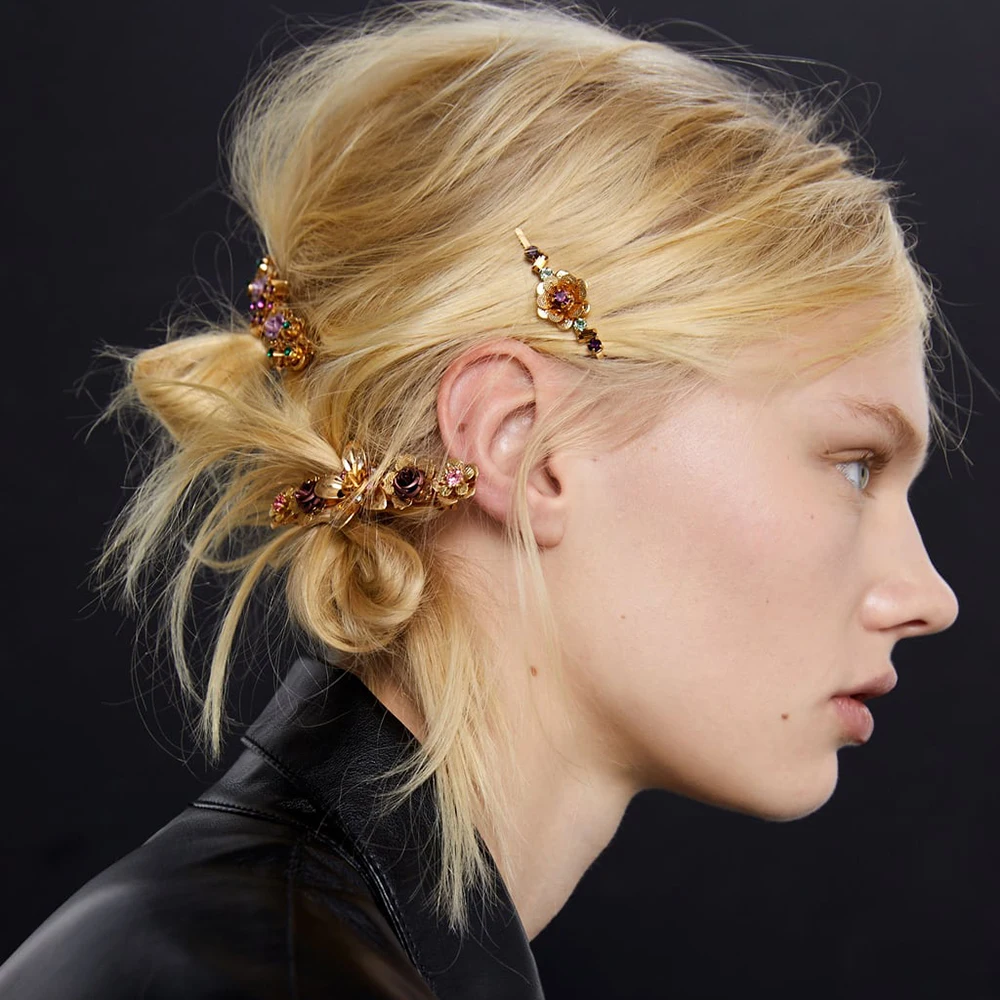2019 ZA Women's Hairclip Set Imitation Pearl Rhinestone Inlaid with Shiny Bohemian Design Hair Clip Gift Clothing Accessories |
