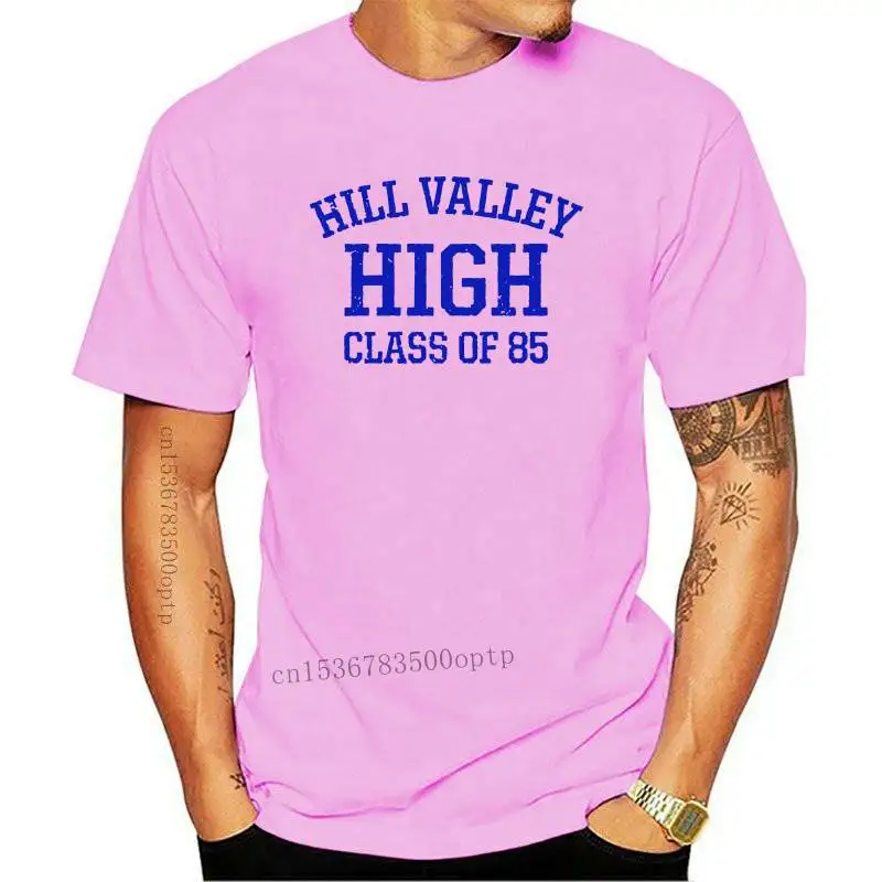 

New HILL VALLEY HIGH Back To The Future BTTF Flux VINTAGE LOOK T-Shirt SIZES S-5X-3078D