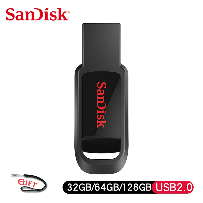2019 Новый Sandisk CZ61 USB флэш накопитель 2 0 флешки 128 Гб 64 ГБ флеш 32 100% Поддержка