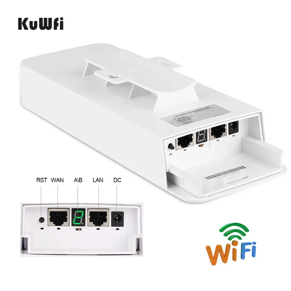 KuWFi Открытый CPE маршрутизатор Wifi расширитель Qualcomm 9531 скорость до 300 Мбит/с