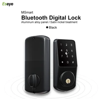 eseye waterproof tt biometric fingerprint security intelligent smart door lock wifi app password electronic door lock