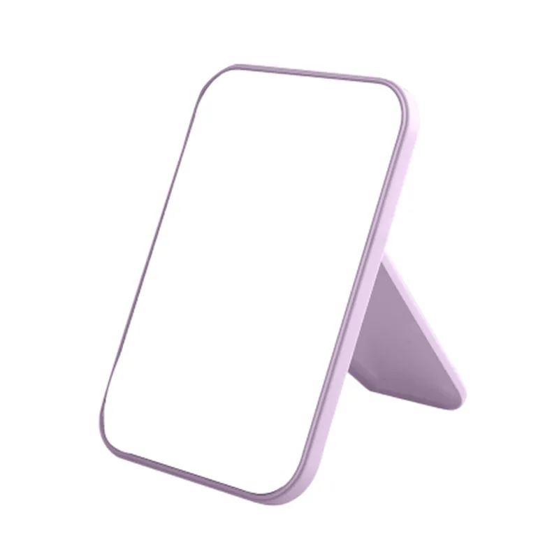 Женское зеркало для макияжа простой дизайн портативное компактное лица Складной