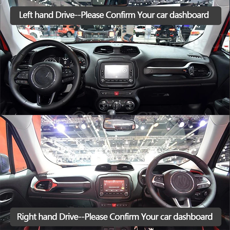 Противоскользящий коврик для Jeep Renegade 2014 ~ 2019 BU накладка на приборную панель