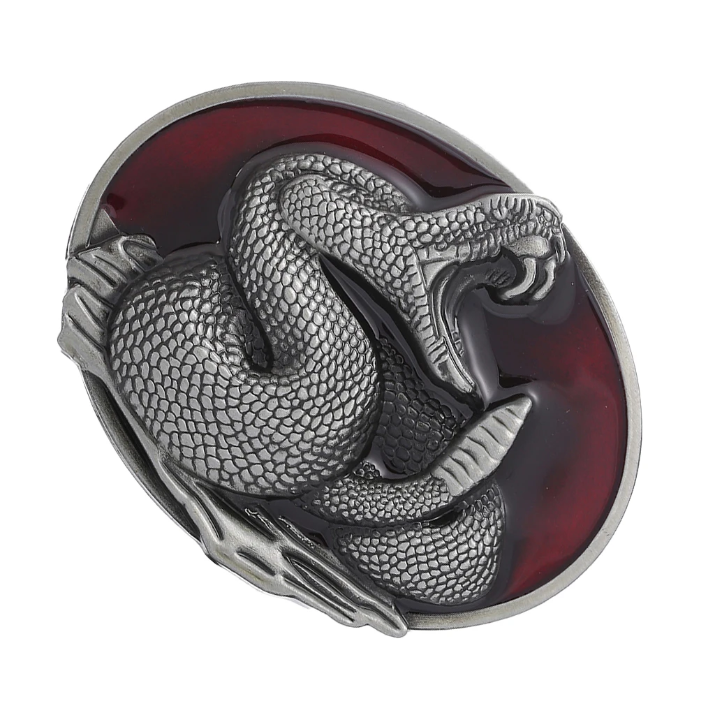 

Винтажная пряжка для ремня в виде змеи-аксессуары в западном стиле для женщин и мужчин