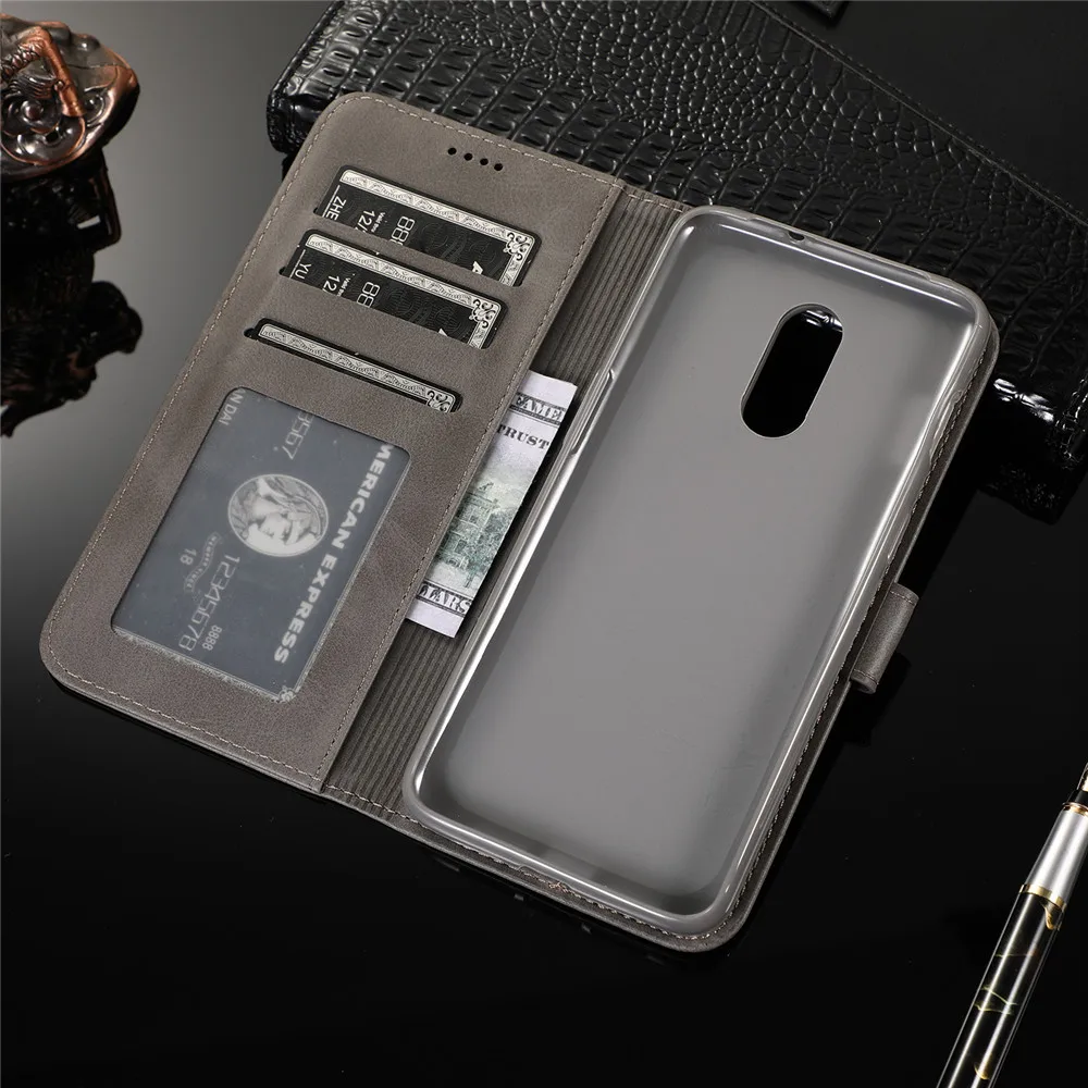 Кожаный чехол книжка One Plus 7 Pro в стиле ретро для Oneplus 7pro Global роскошный Магнитный