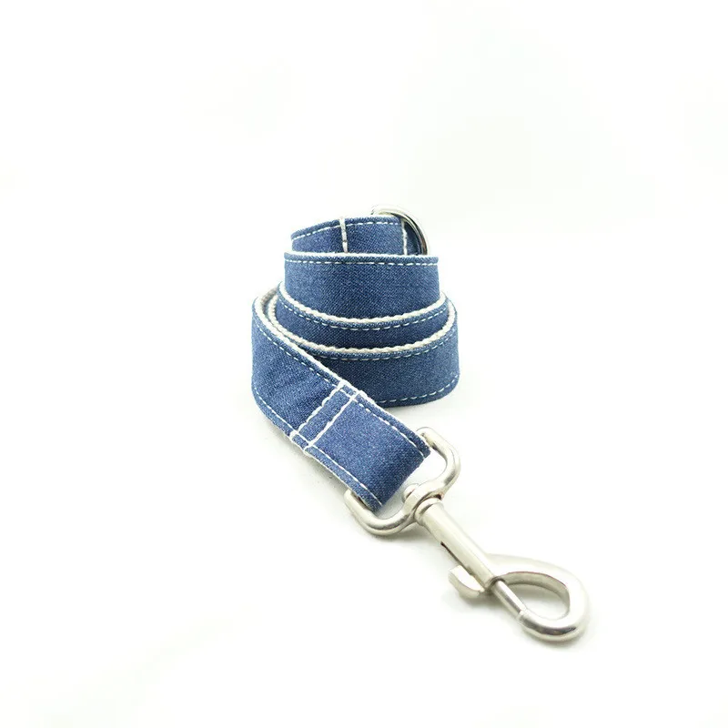 Solid Leash and Collar Set Pet Supplies for Dogs Rottweiler Blue White Polyester Adjustable Traction Rope Rifornimenti Del Cane | Дом и сад
