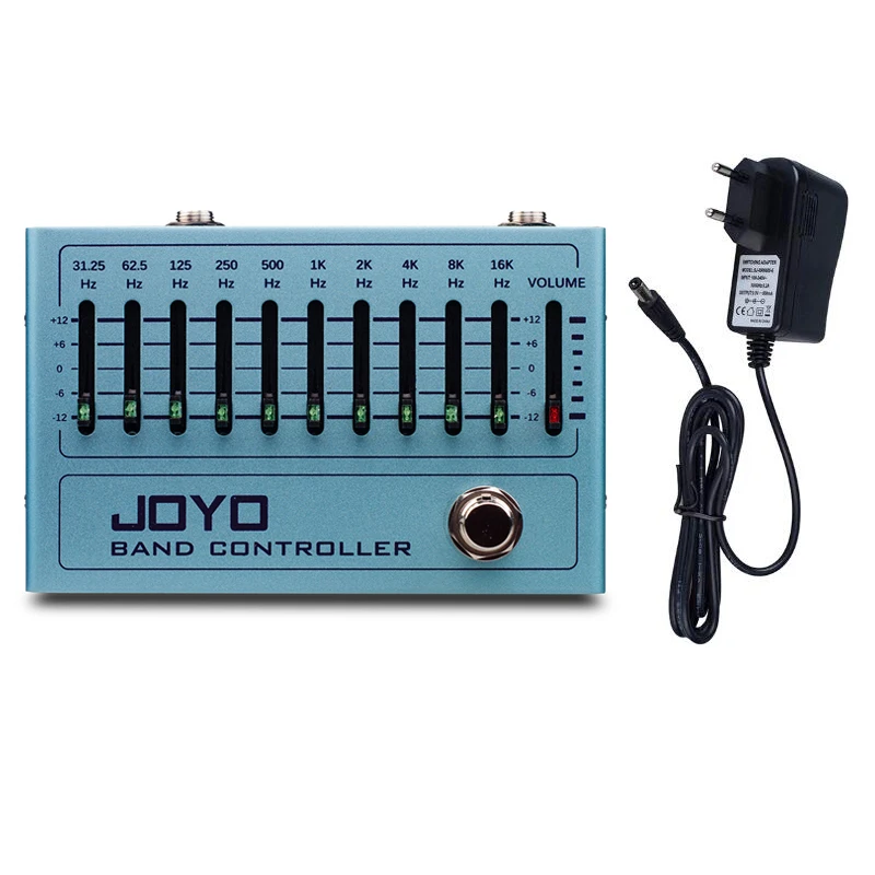 Joyo R-12 Controller Equalizer Pedal Board Pedalboard Synthesizer Guitars 31.25Hz To16Khz True Bypass 10-Band Eq Equalization enlarge