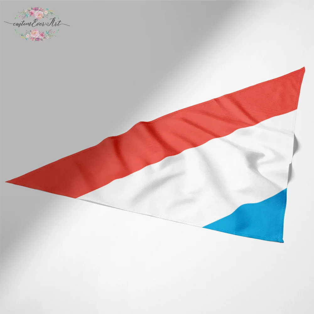 В Luxemburgo флаг собаки бандана Большие Ошейники для шарф животных собака Воротник с